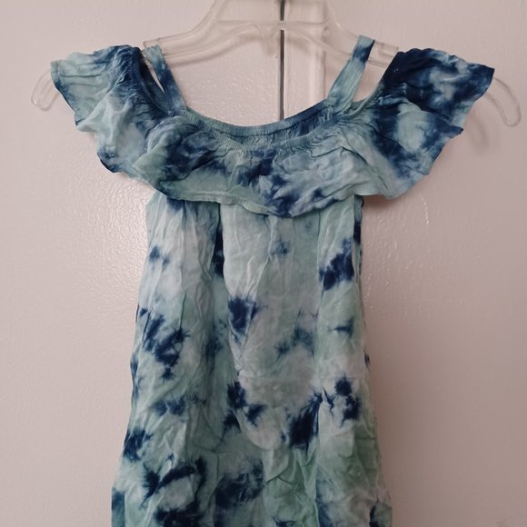 NEW Splendid Girl's Light Green Ruffle Top- size 5-6 - Picture 3 of 4